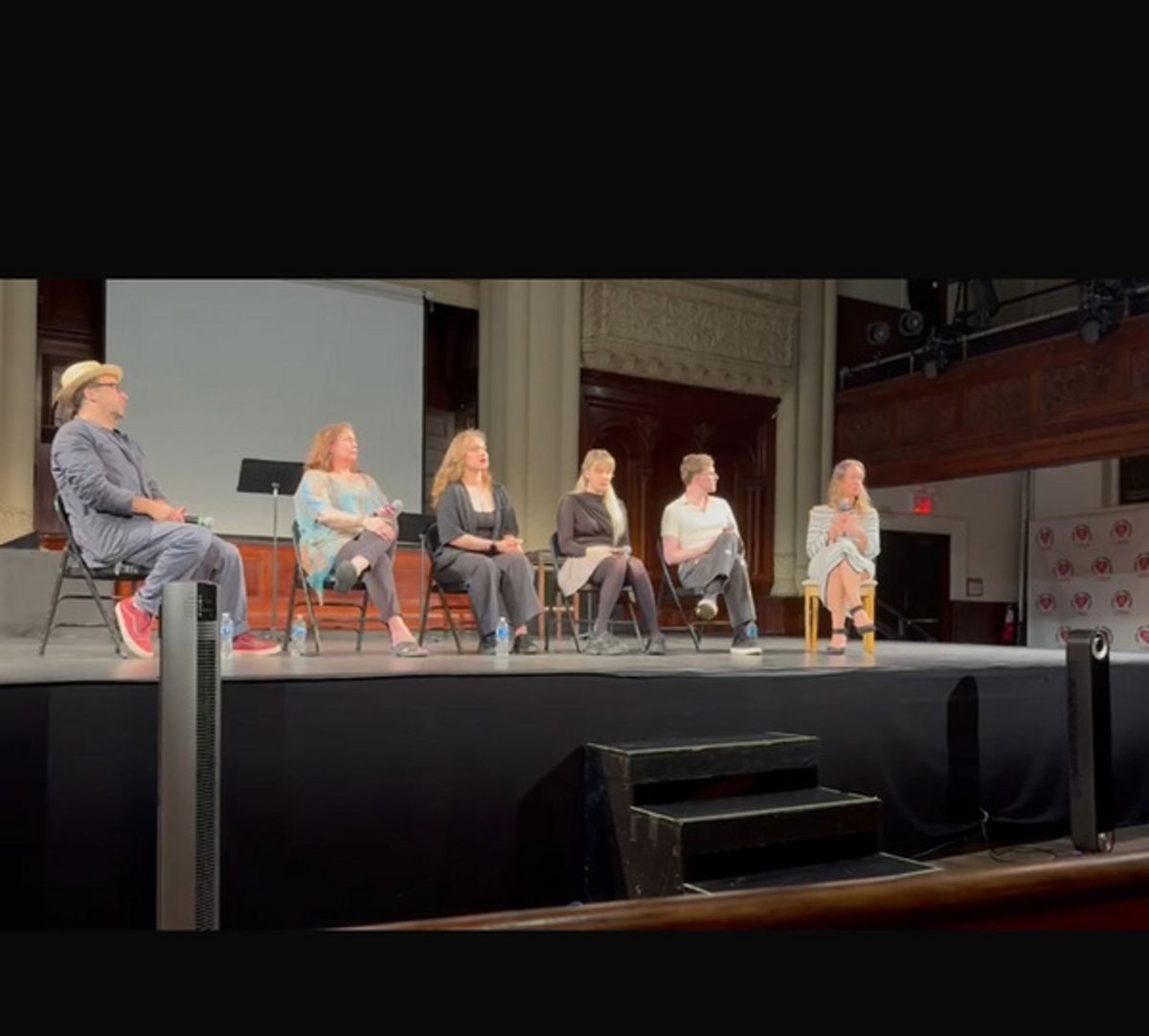 Josh Fox, Karen Carpenter, Anya Koziar, Yeva Sevriukova, Aleksander Krapivkin, Joanna Pickering at 