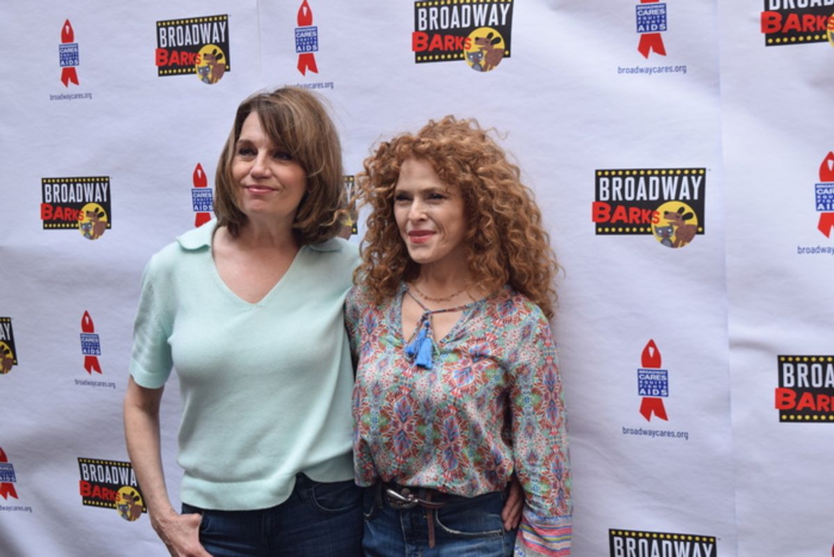 Beth Leavel and Bernadette Peters at 