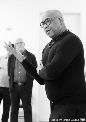 CEO of Blumenthal Performing Arts Tom Gabbard and Playwright Paul Oakley Stovall  Photo