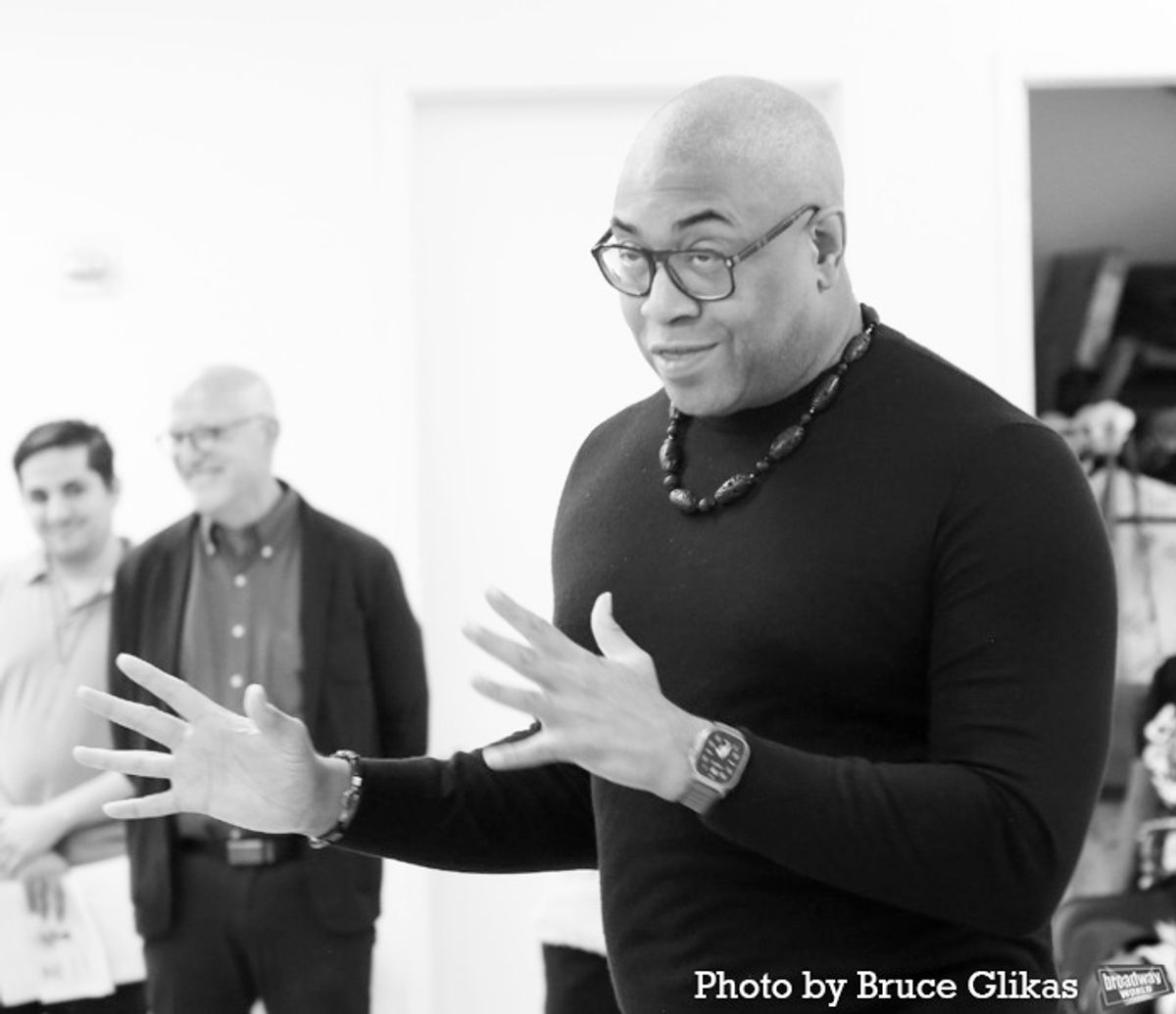 CEO of Blumenthal Performing Arts Tom Gabbard and Playwright Paul Oakley Stovall  at 