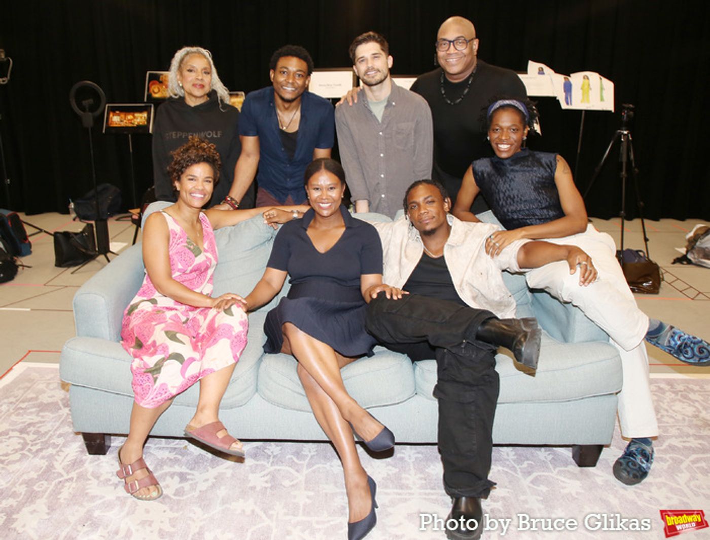 Photos: Director Phylicia Rashad and the Cast of IMMEDIATE FAMILY Meets the Press  Image