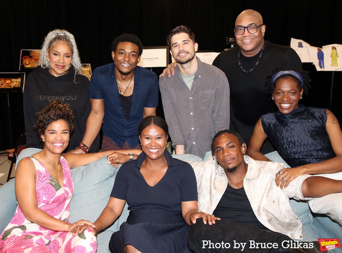 Director Phylicia Rashad, Britney Coleman, Freddie Fulton, Christina Sajous, Andy Mientus, Elijah Jones, Playwright Paul Oakley Stovall and Kai Almeda Heath 



 at 