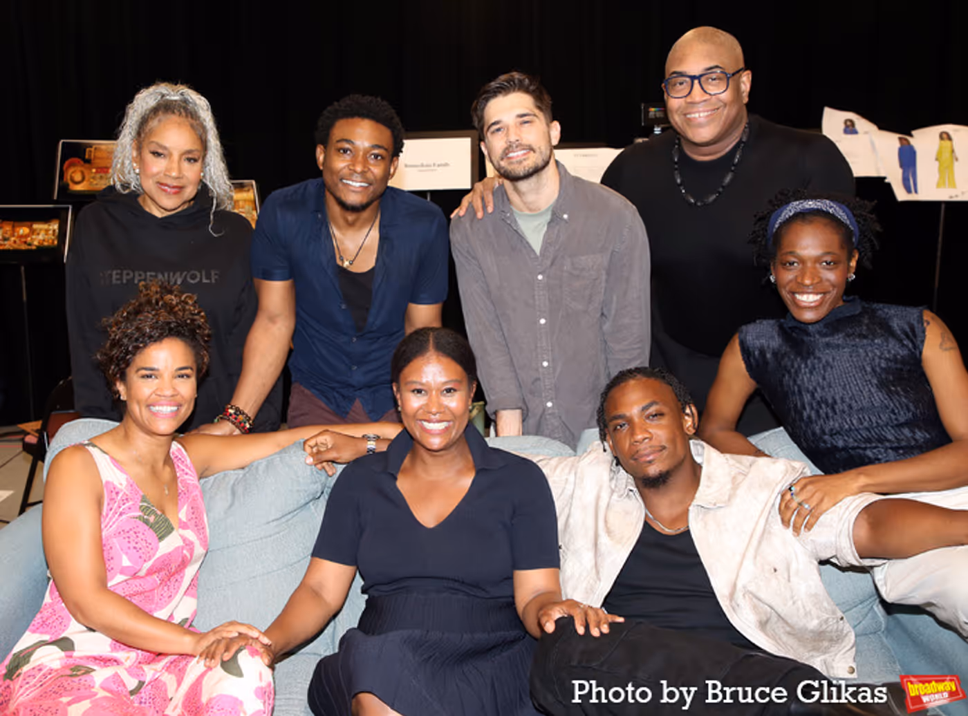 Photos: Director Phylicia Rashad and the Cast of IMMEDIATE FAMILY Meets the Press  Image