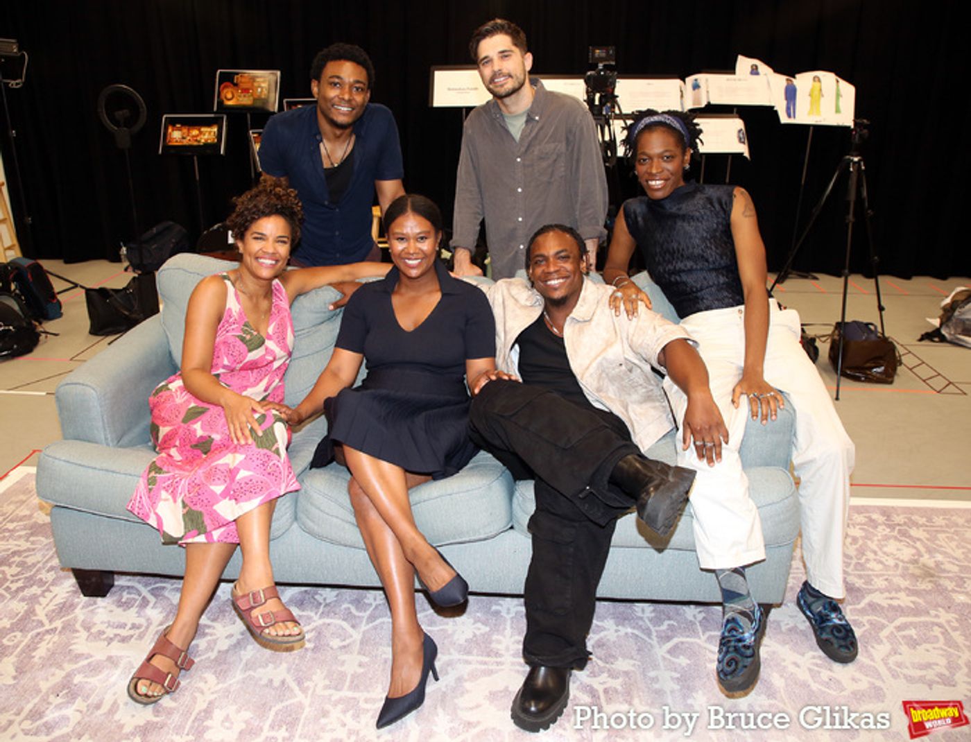 Photos: Director Phylicia Rashad and the Cast of IMMEDIATE FAMILY Meets the Press  Image