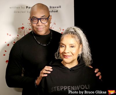 Playwright Paul Oakley Stovall and Director Phylicia Rashad Photo