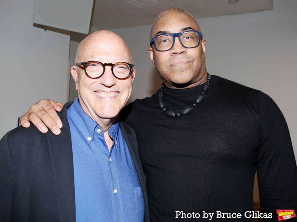 CEO of Blumenthal Performing Arts Tom Gabbard and Playwright Paul Oakley Stovall  at 