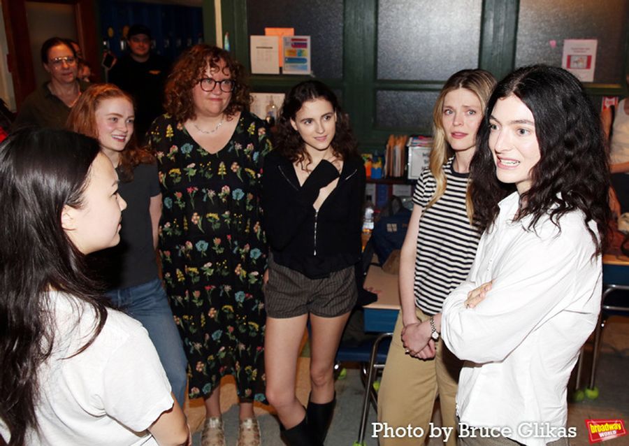 Photos: Lorde Visits The Cast of JOHN PROCTOR IS THE VILLAIN Image