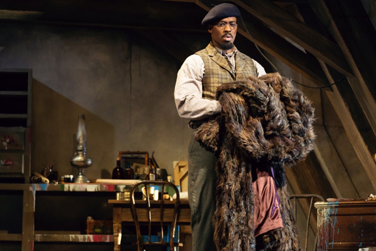 Soloman Howard (Colline), photo by Curtis Brown for the Santa Fe Opera at 