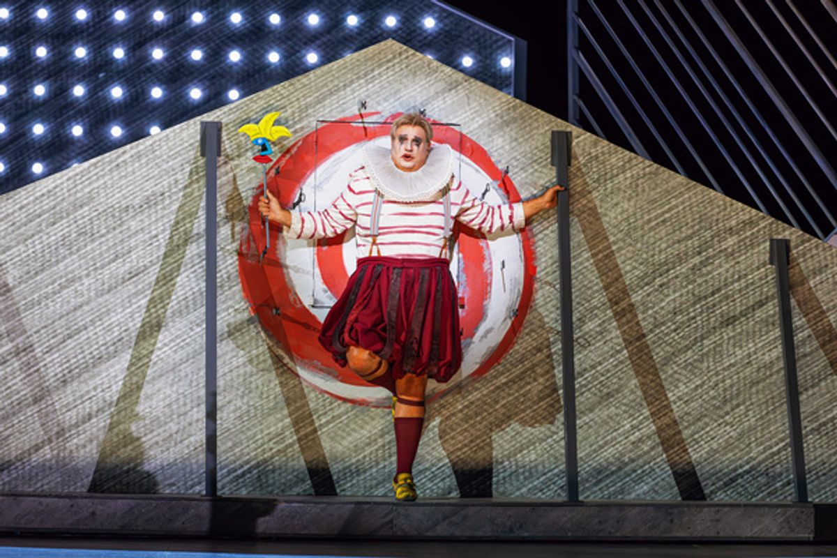 Michael Chioldi (Rigoletto), photo by Curtis Brown for the Santa Fe Opera at 