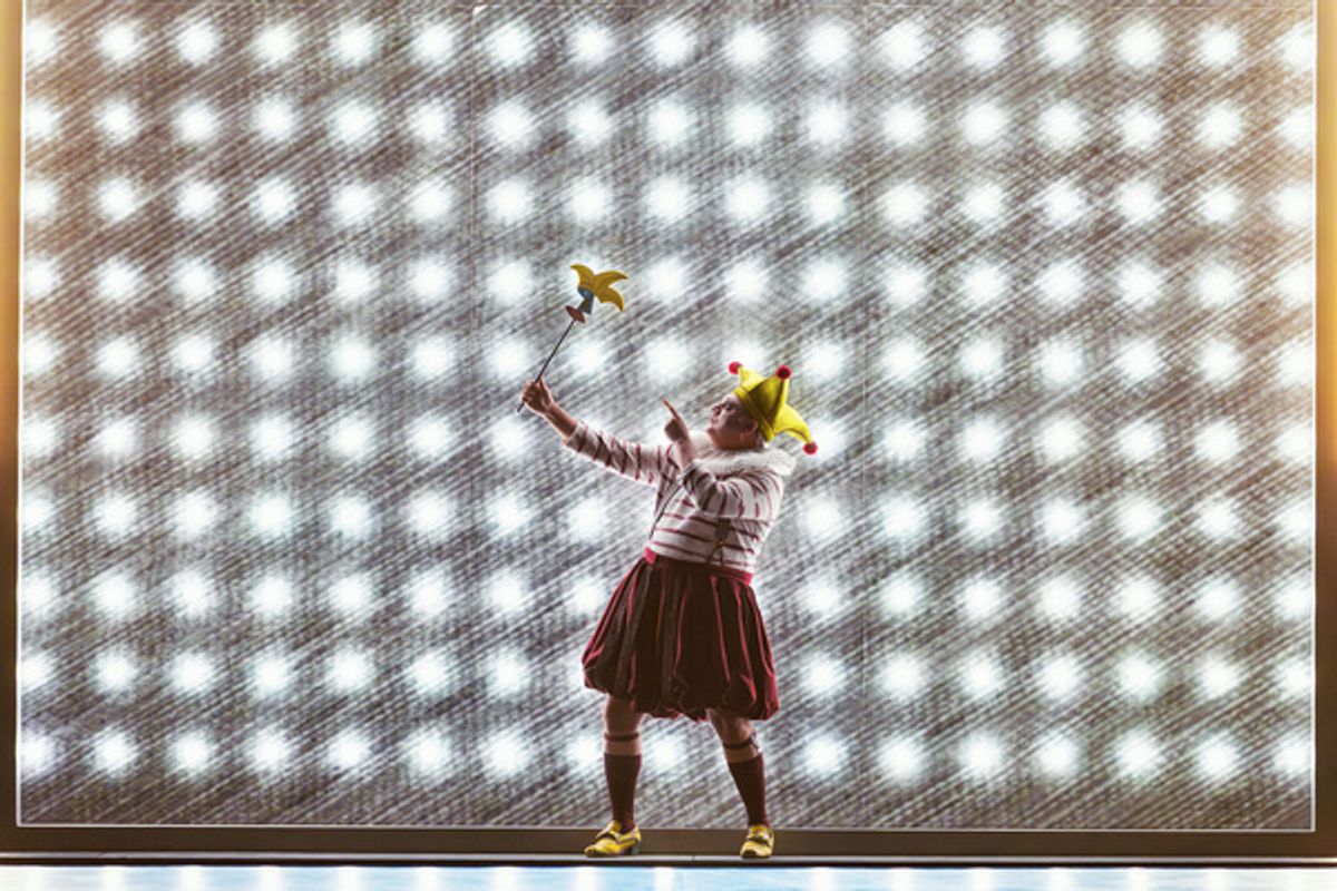 Michael Chioldi (Rigoletto), photo by Curtis Brown for the Santa Fe Opera at 