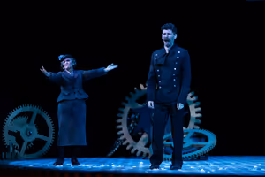 Lucy Schaufer (Marcellina), Riccardo Fassi (Figaro), Photo by Bronwen Sharp for the Santa Fe Opera @ BroadwayWorld Lucy Schaufer (Marcellina), Riccardo Fassi (Figaro), Photo by Bronwen Sharp for the S Photo