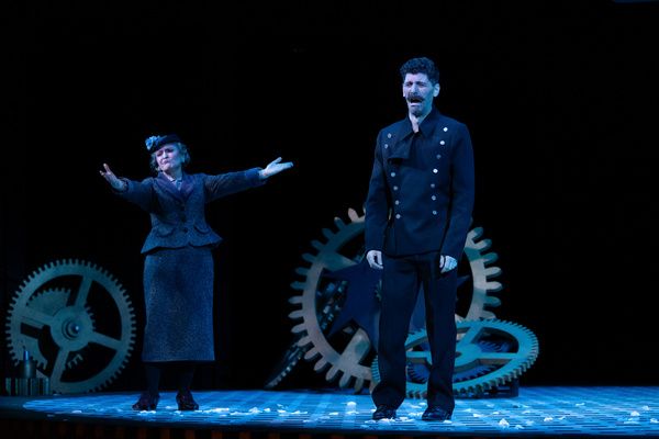 Lucy Schaufer (Marcellina), Riccardo Fassi (Figaro), Photo by Bronwen Sharp for the S Photo