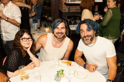 Amanda Gronich, co-writer of Here There Are Blueberries with S. Asher Gelman and Stef Photo