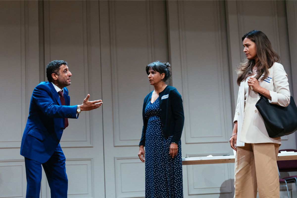 Adeel Akhtar, Thusitha Jayasundera, Shelley Conn at 