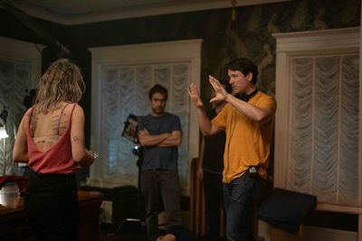 Vanessa Kirby, and Director/Producer Benjamin Caron  Photo