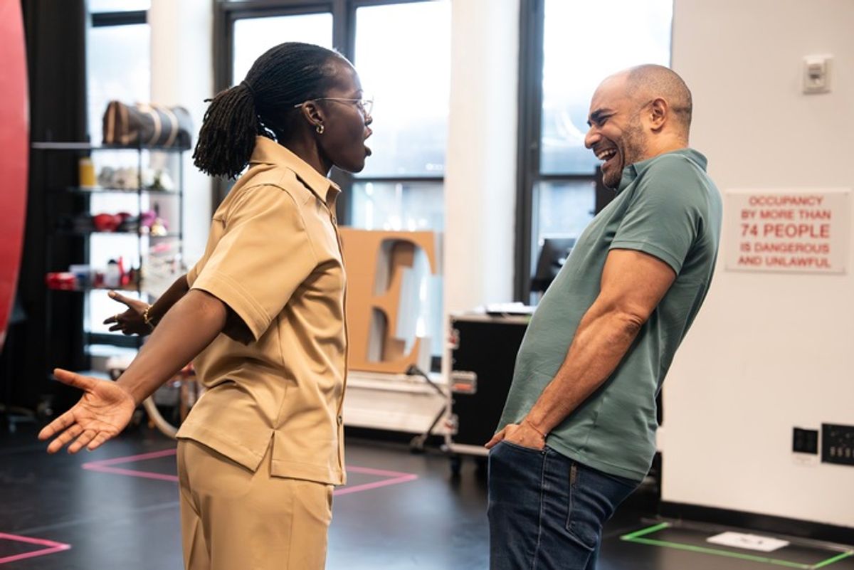Director Saheem Ali and Lupita Nyong’o at 