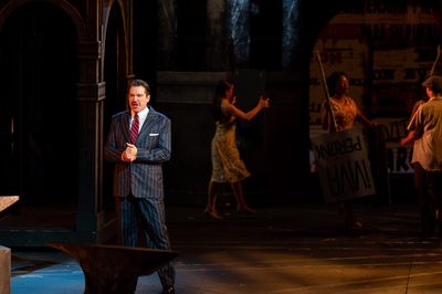 Paulo Szot in the 2025 Muny production of "Evita."  Photo