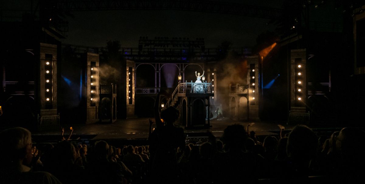 Katerina McCrimmon and members of the company at 