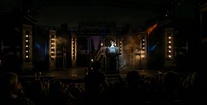 Katerina McCrimmon and members of the company Photo