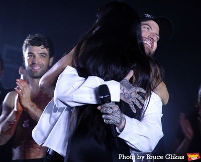 Pierre Marais, Director Jamie Lloyd and Nicole Scherzinger  Photo