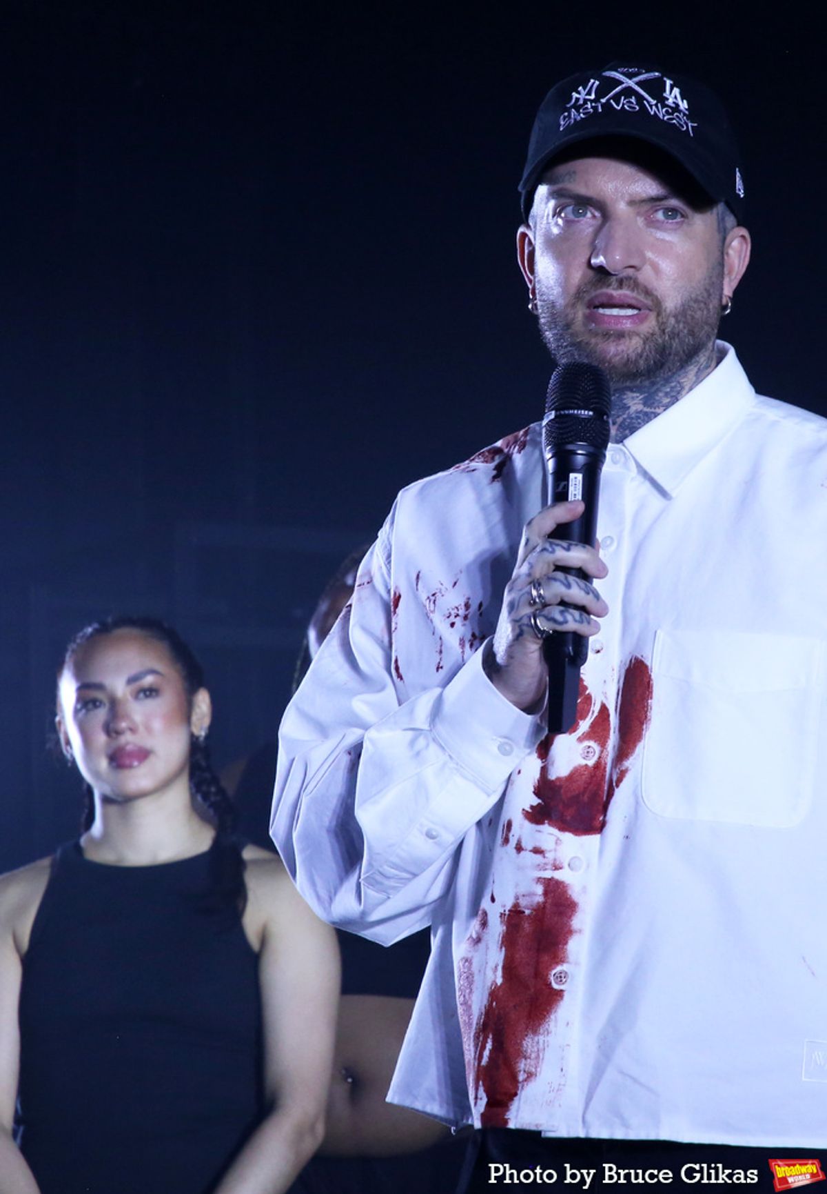 Sydney Jones and Director Jamie Lloyd  at 