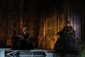 Jacquelyn Stucker (The Governess), Wendy Bryn Harmer (Miss Jessel), photo by Curtis B Photo