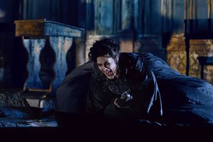 Wendy Bryn Harmer (Miss Jessel), photo by Curtis Brown for the Santa Fe Opera Photo