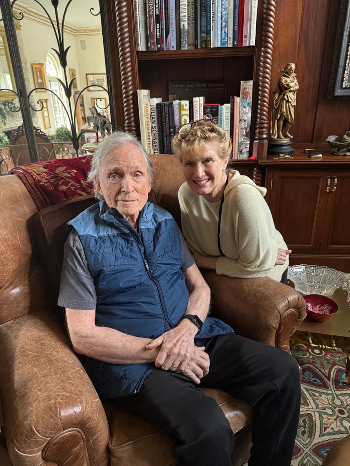 Dick Cavett and Martha Rogers at 