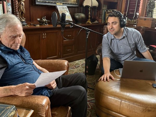 Dick Cavett and Max Silverman Photo