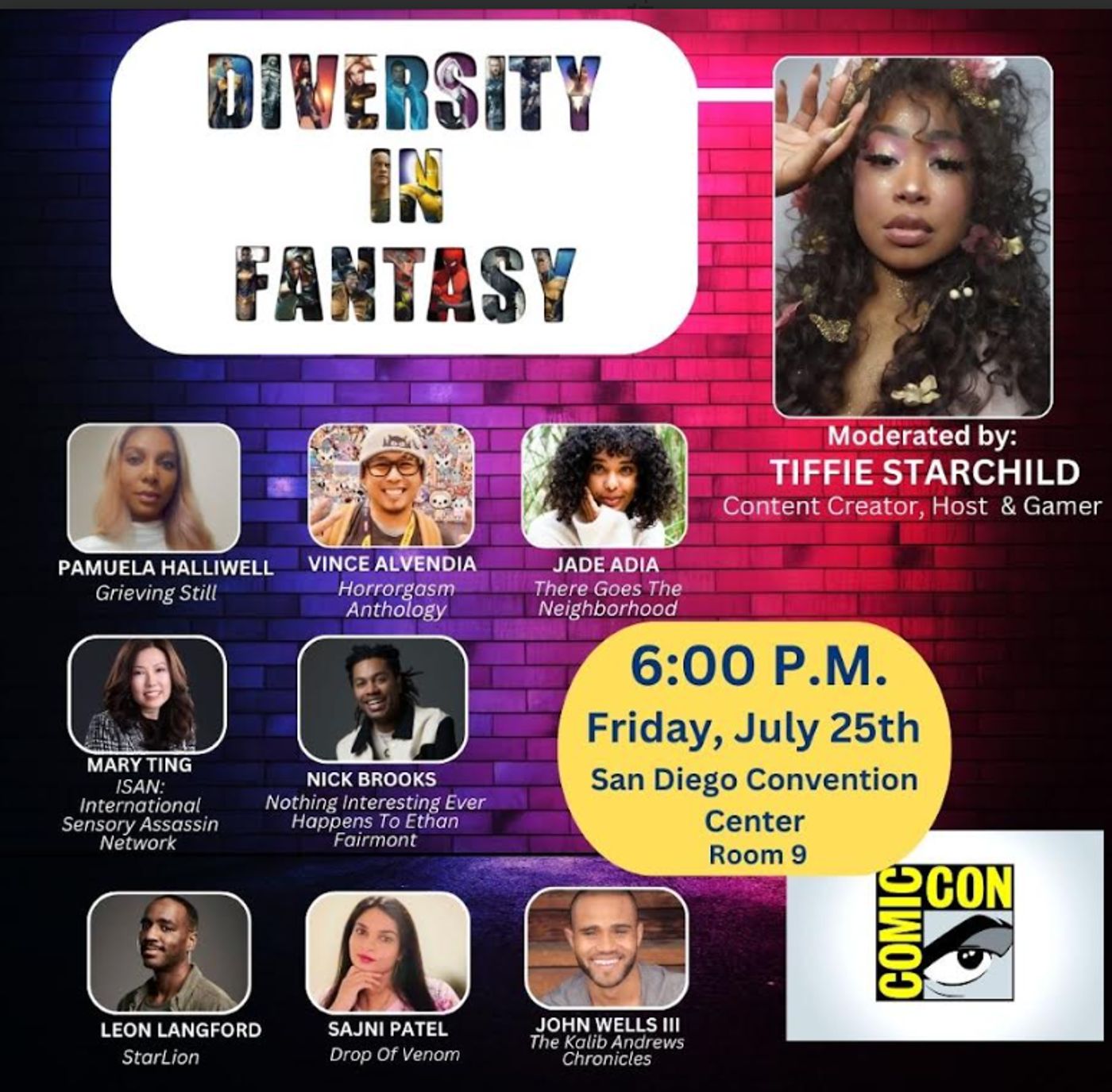 Interview: Author and Playwright John Wells III talks about the upcoming DIVERSITY IN FANTASY panel at San Diego Comic Con  Image