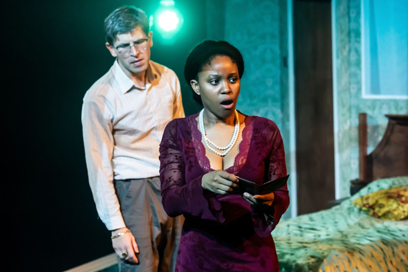 Photos: Amara Okereke and Kyle Rowe in ECHO at the King's Head Theatre  Image