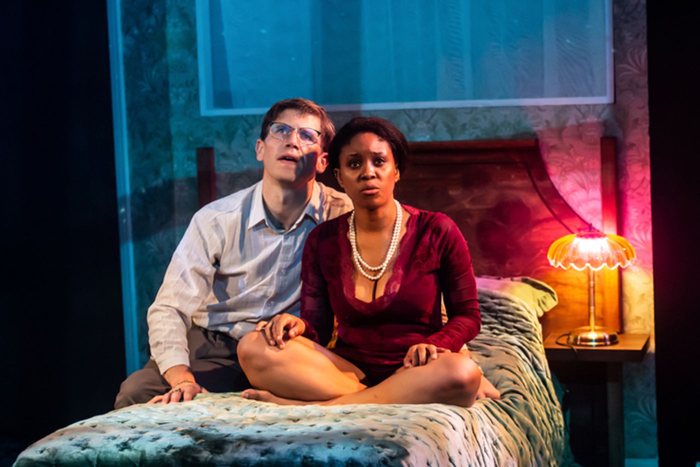 Photos: Amara Okereke and Kyle Rowe in ECHO at the King's Head Theatre  Image