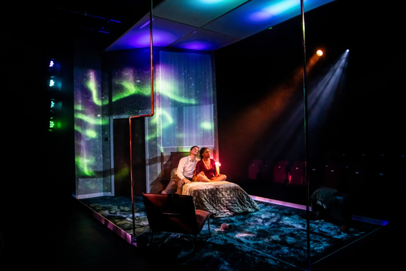 Photos: Amara Okereke and Kyle Rowe in ECHO at the King's Head Theatre  Image