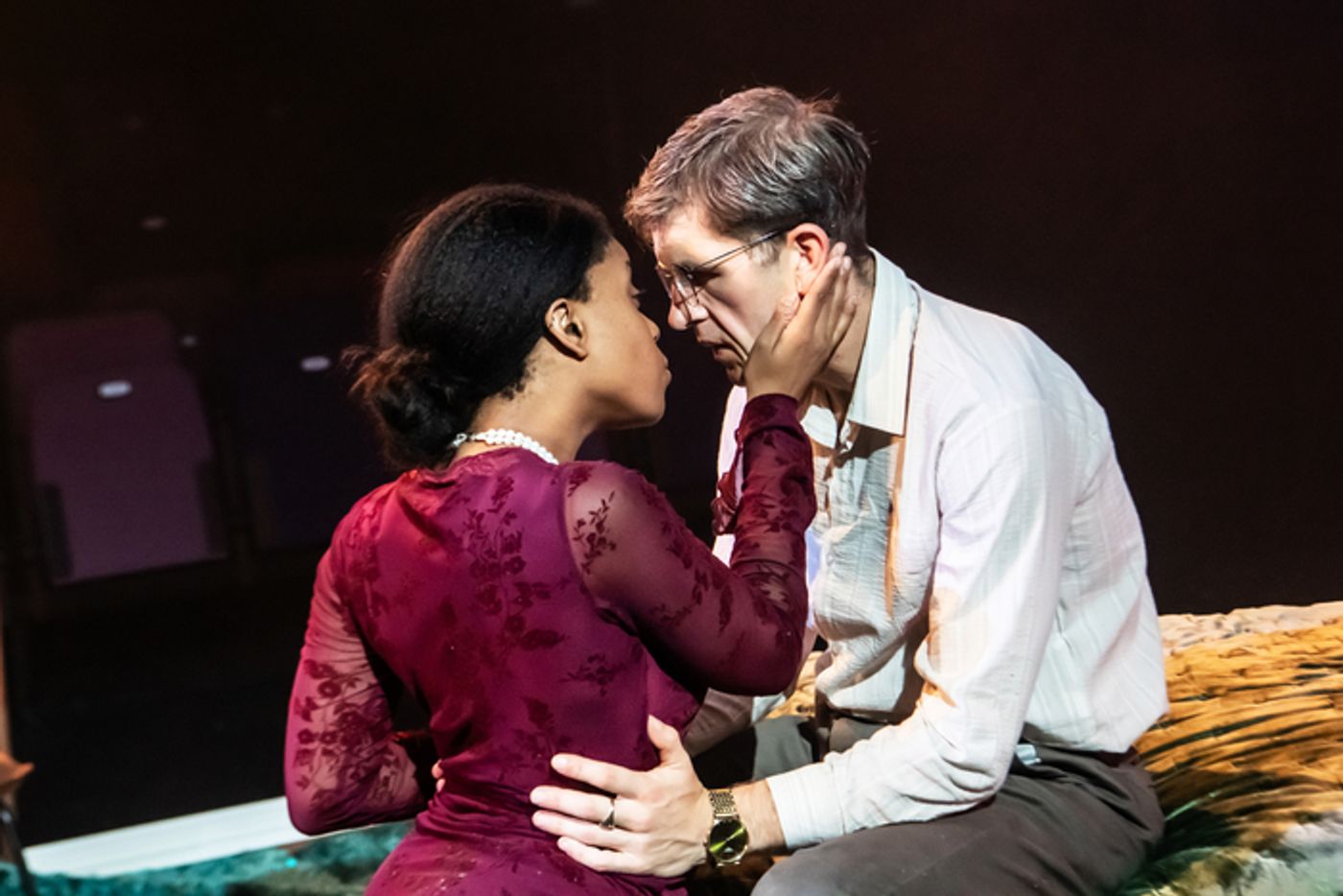 Photos: Amara Okereke and Kyle Rowe in ECHO at the King's Head Theatre  Image