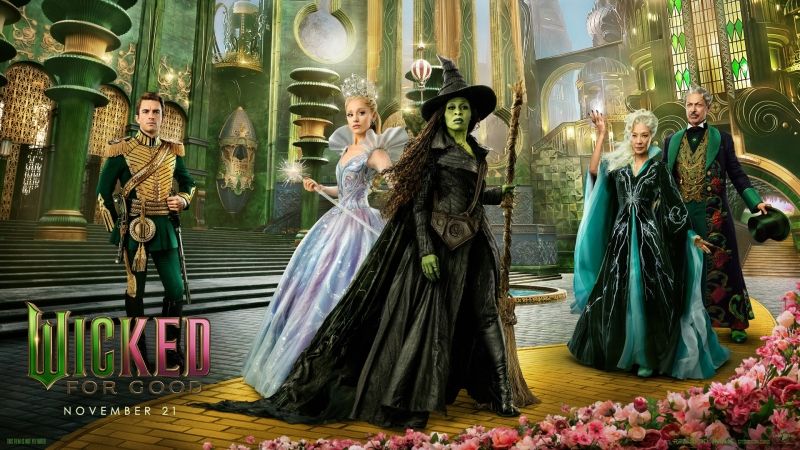 Photo: New Look at WICKED: FOR GOOD Feat. Glinda, Elphaba, & More in Emerald City  Image