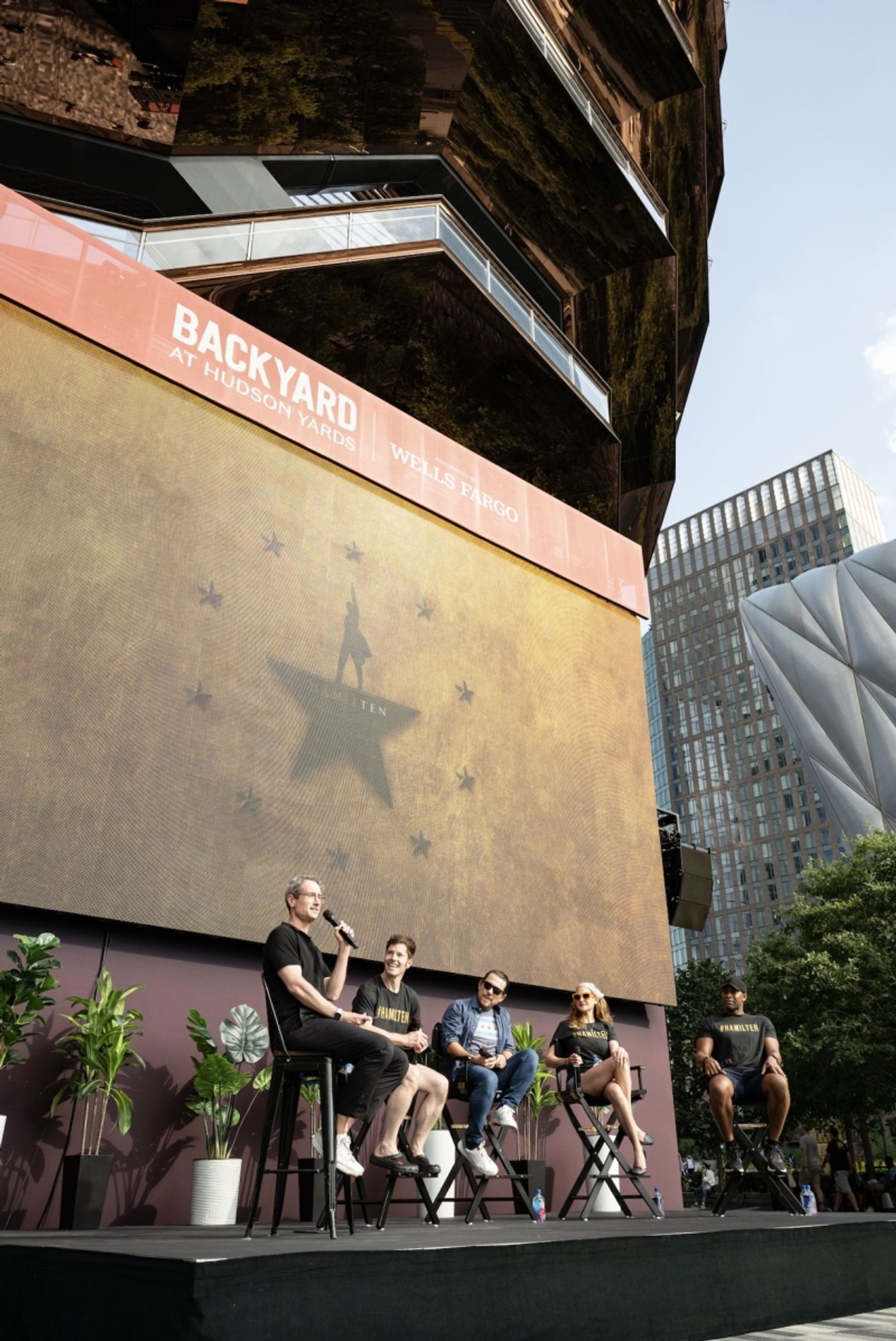 Photos: HAMILTON's Miguel Cervantes, Thayne Jasperson and More Join Talkback at Hudson Yards  Image