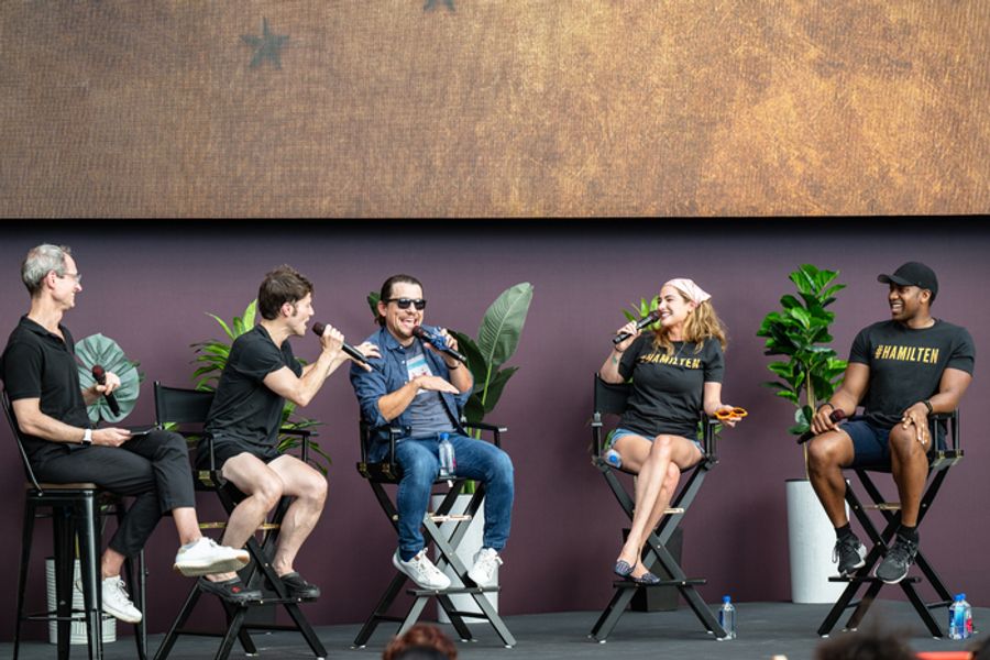 Photos: HAMILTON's Miguel Cervantes, Thayne Jasperson and More Join Talkback at Hudson Yards Image