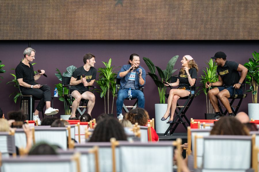 Photos: HAMILTON's Miguel Cervantes, Thayne Jasperson and More Join Talkback at Hudson Yards Image