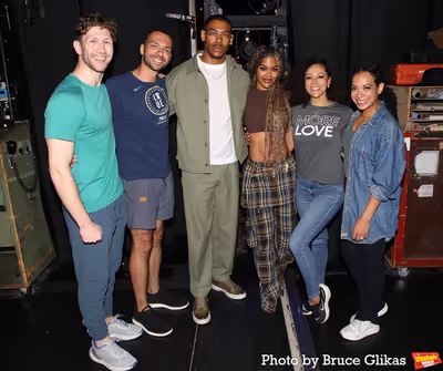 Zach Bravo, Jeff Gorti, Aaron Pierre, Teyana Taylor, Arian Keddell and Celina Nighten Photo