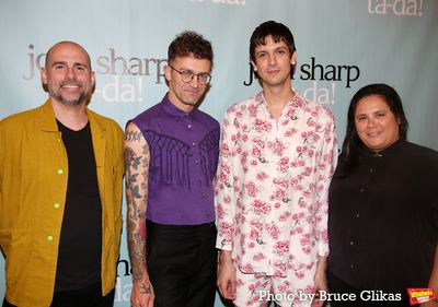 Producer Mike Lavoie, Director Sam Pinkleton, Josh Sharp and Producer Carlee Briglia  Photo