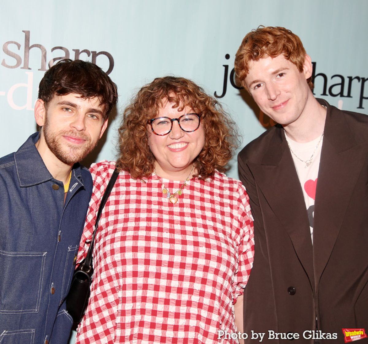 Taylor Trensch, Kimberly Belflower and Blake Daniel  at 