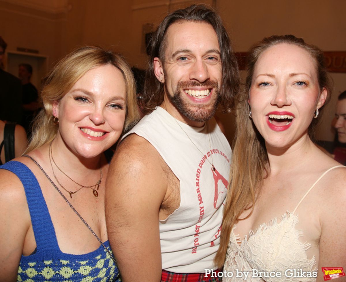 Zoë Roberts, David Cumming and Natasha Hodgson  at 