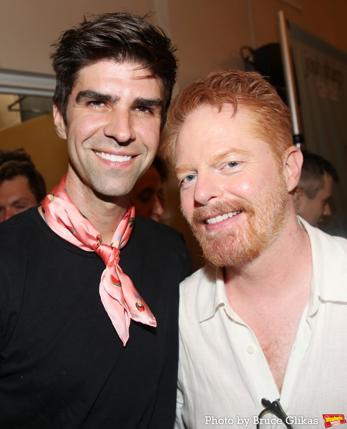 Justin Mikita and Jesse Tyler Ferguson  at 