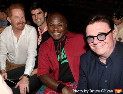Jesse Tyler Ferguson, Justin Mikita, Nathan Lee Graham and Nathan Lane Photo
