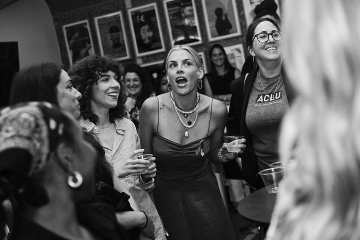 Jen Tullock and busy Phillips at 