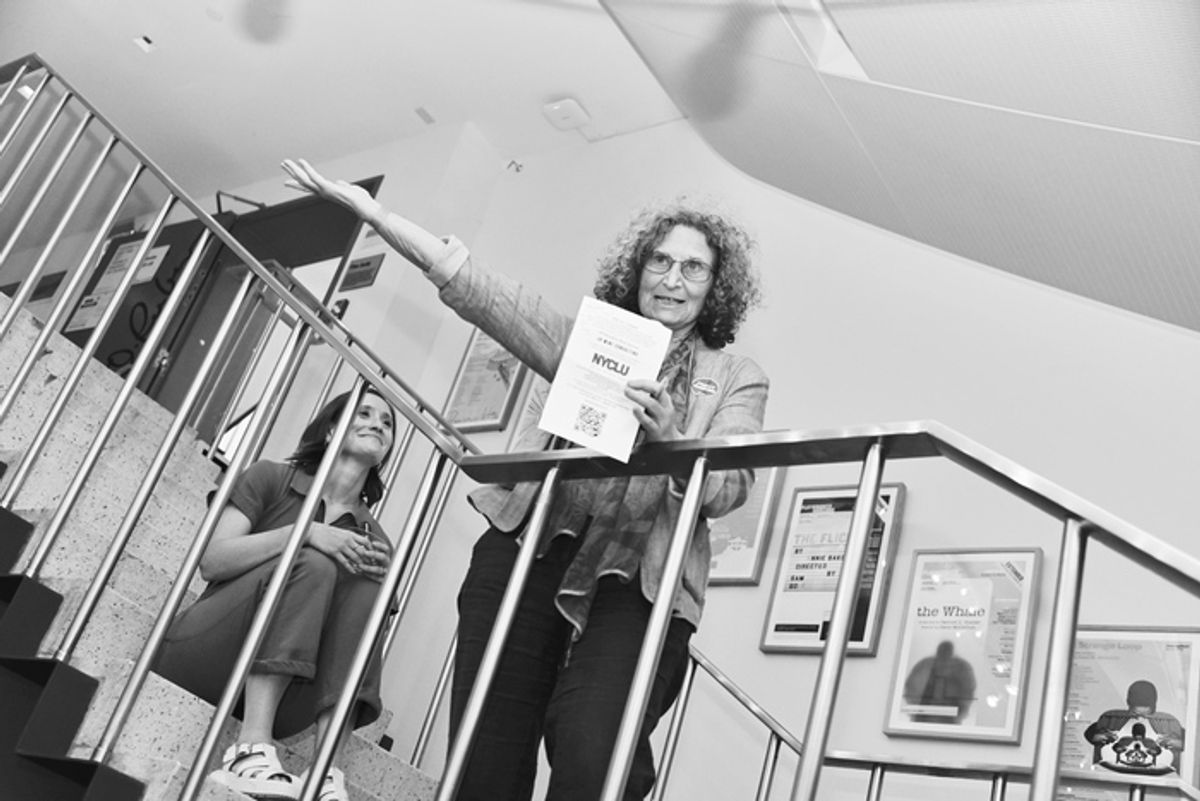 Rachel Sussman and Donna Lieberman at 