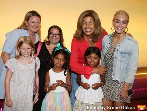 Hope Catherine Kotb, Hoda Kotb, Haley Joy Kotb with guests and Betsy Wolfe  Photo