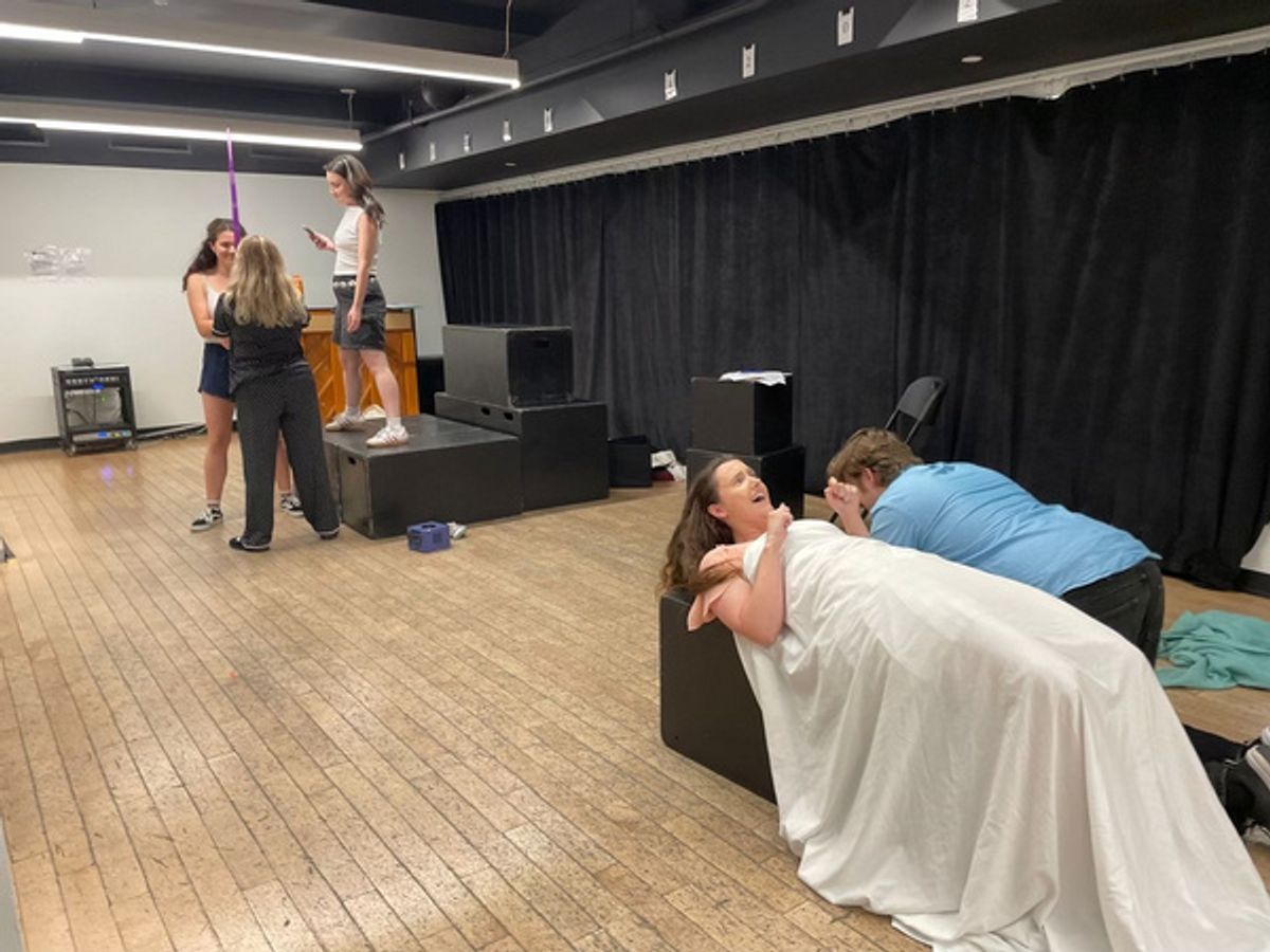 Isabel Vann, Nicole Lado, Isabel Criado, Annabel McConnachie, Kevin Smith at 