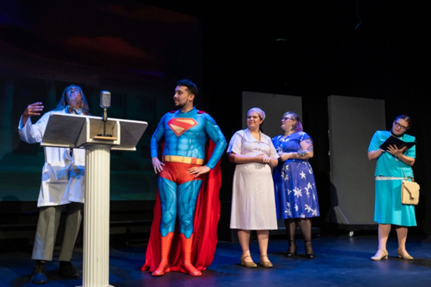 Photos: First look at Roundtown Players’ IT’S A BIRD… IT’S A PLANE… IT’S SUPERMAN: A MUSICAL COMEDY Photos: First look at Roundtown Players’ IT’S A BIRD… IT’S A PLANE… IT’S SUPERMAN: A MUSICAL COMEDY Image