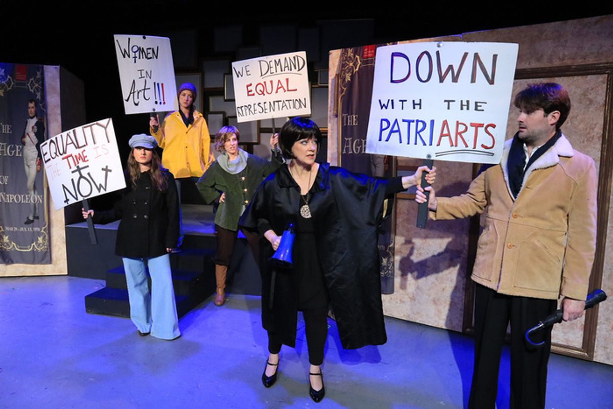 Amy Goldring, Amy Earhart, Michelle McGregor, Kathi Chaplar, and Hudson Long at 